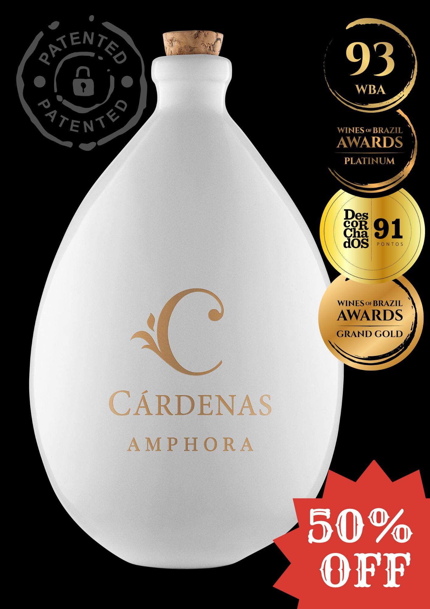 CARDENAS AMPHORA WINE REBO 2022 (BRANCA)