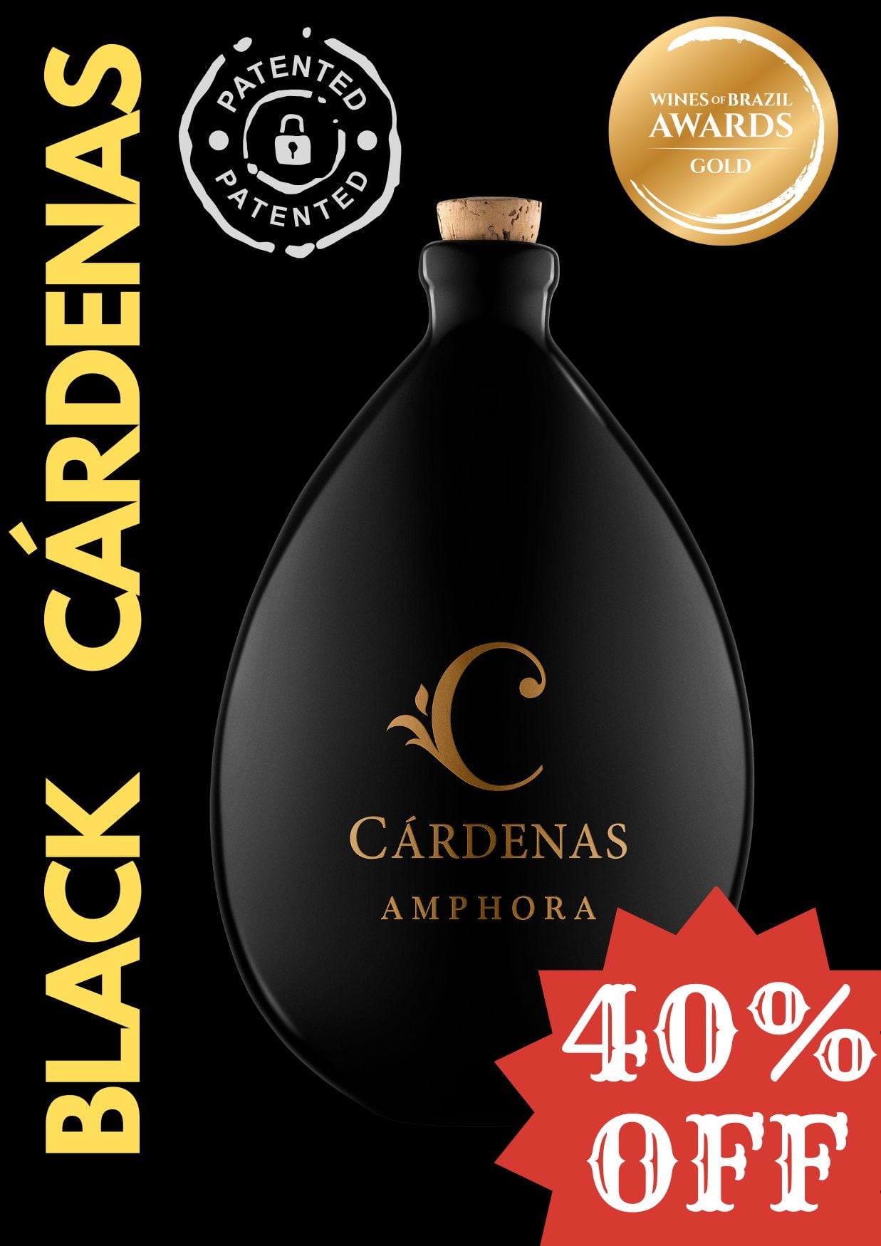 CARDENAS AMPHORA WINE TANNAT 2017