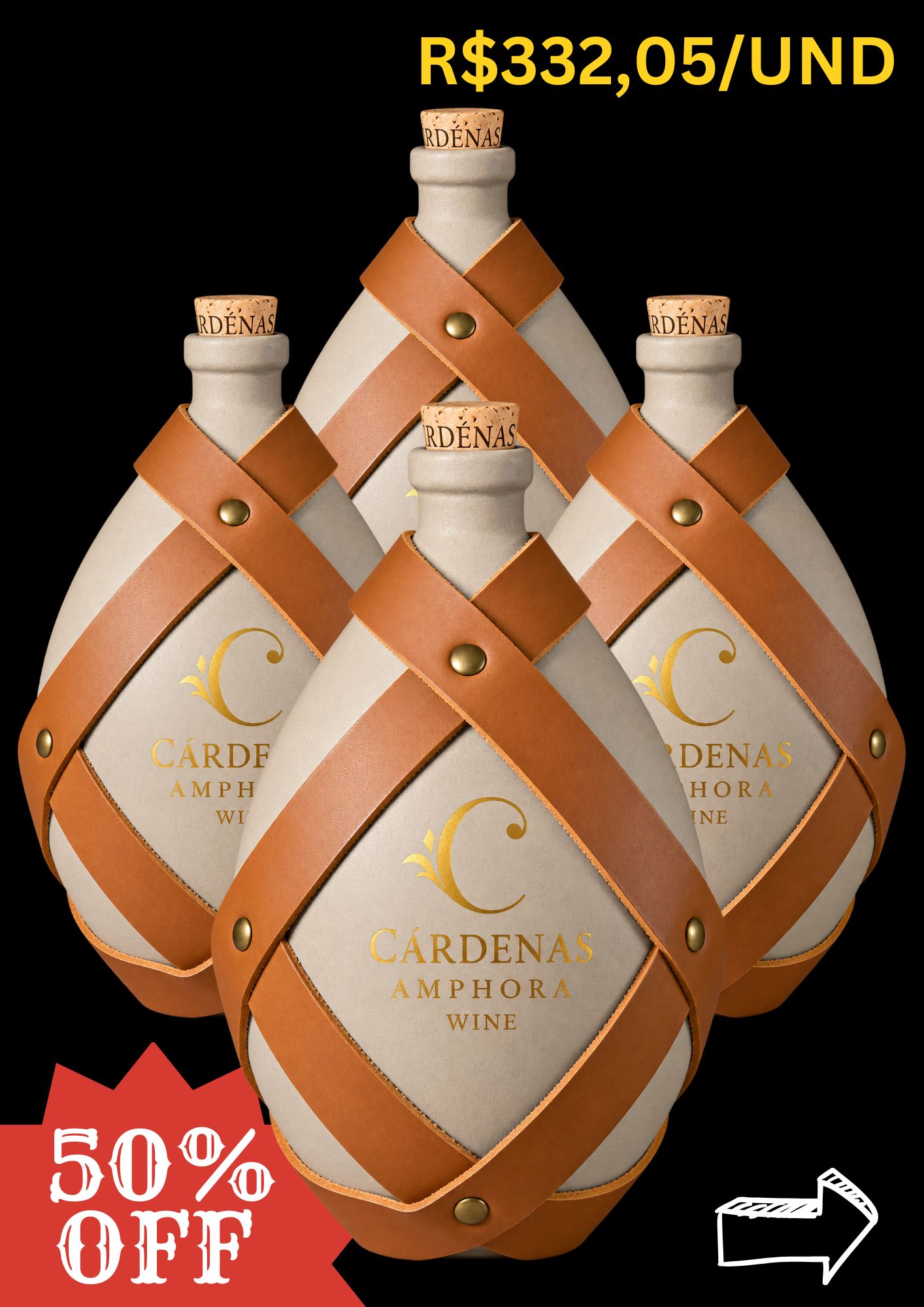 KIT 04 AMPHORAS MERLOT 2019