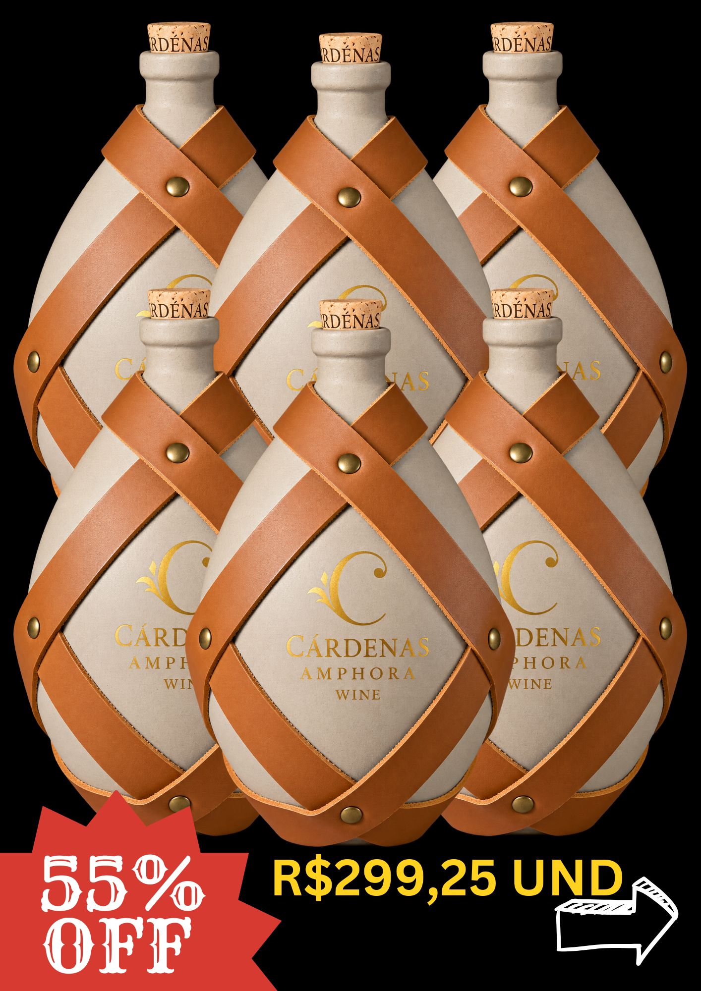 KIT 06 AMPHORAS MERLOT 2019