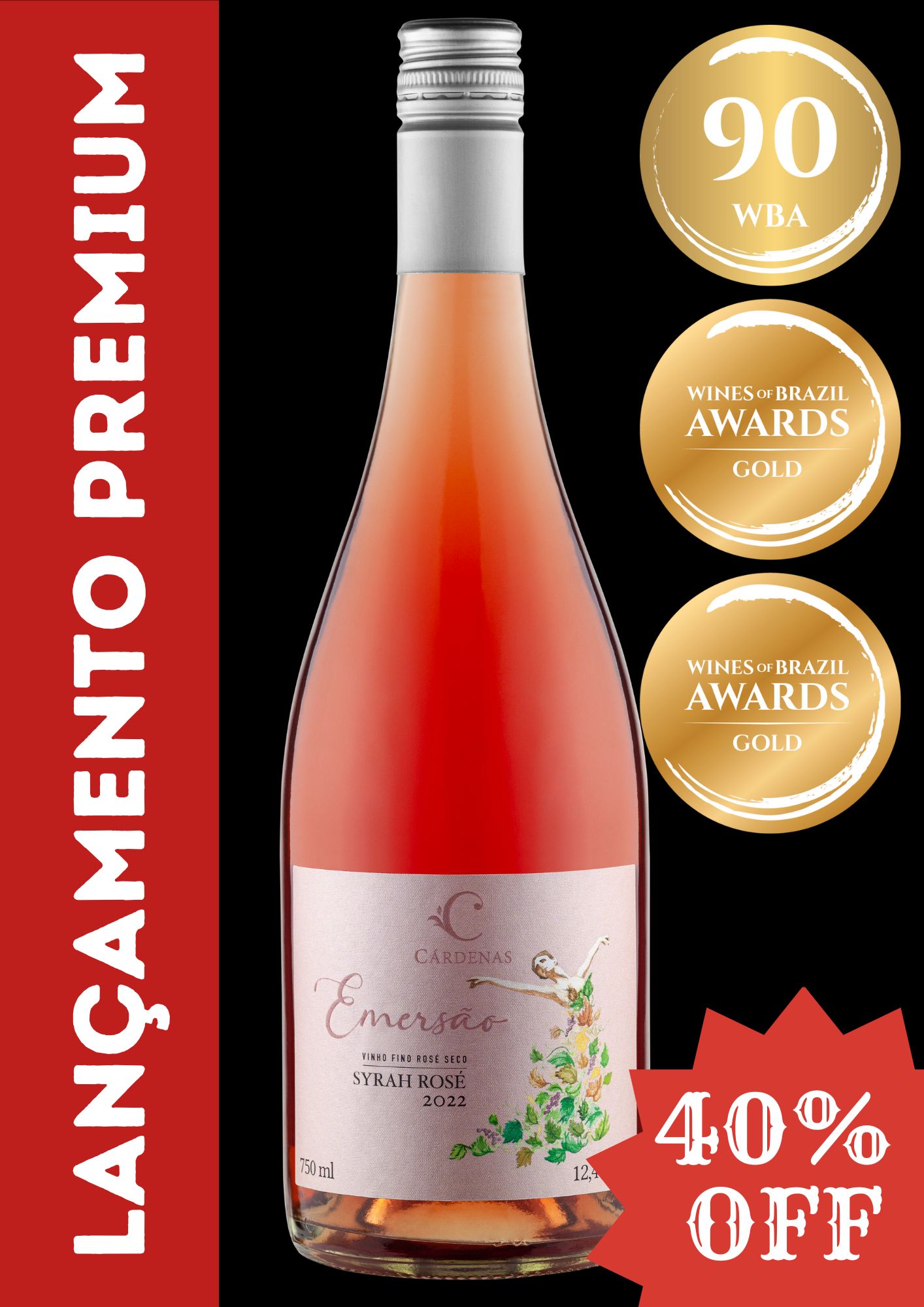 Emersão Syrah Rosê 2022