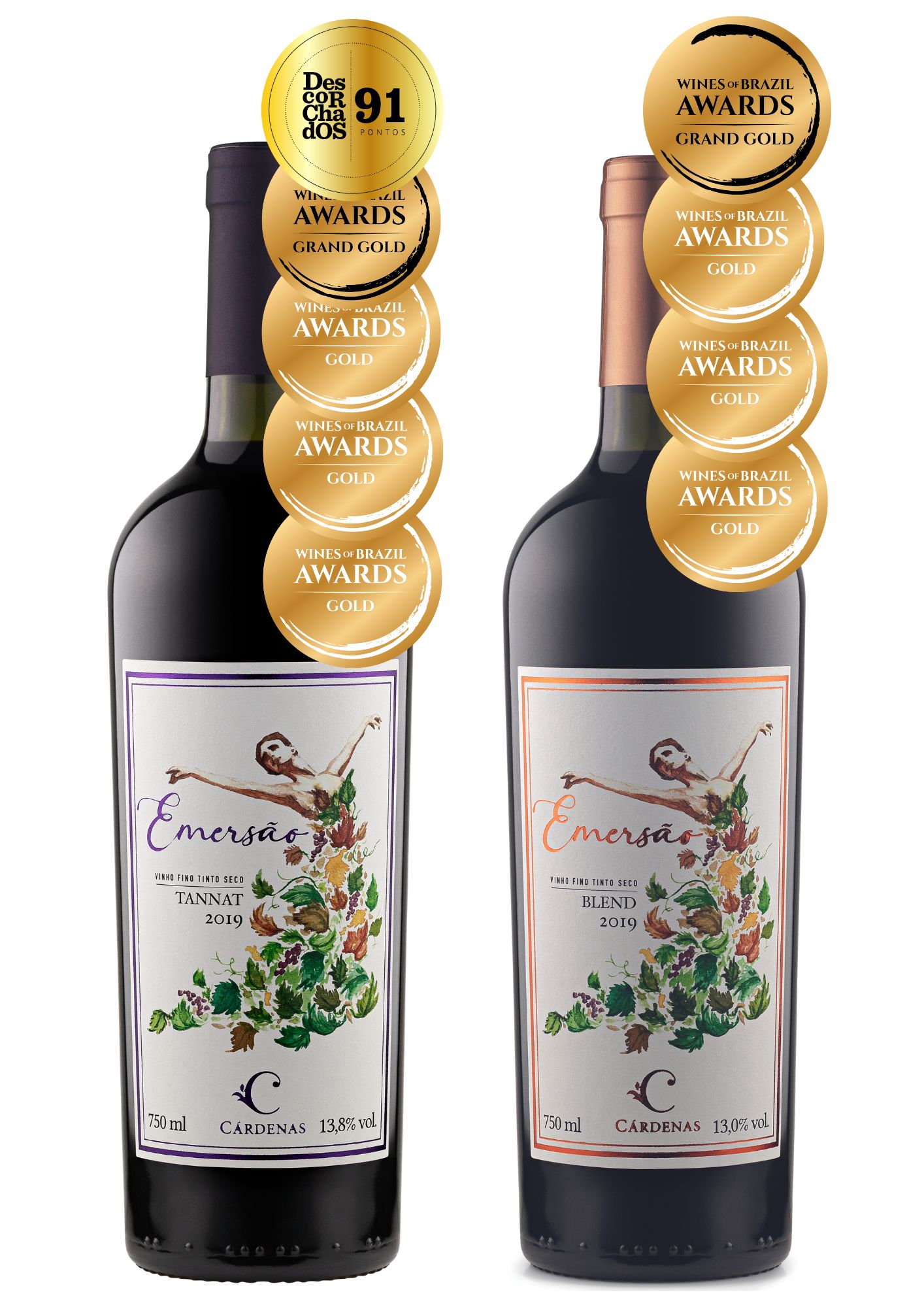KIT 12 - EMERSÃO TANNAT 2019 + EMERSÃO BLEND 2019