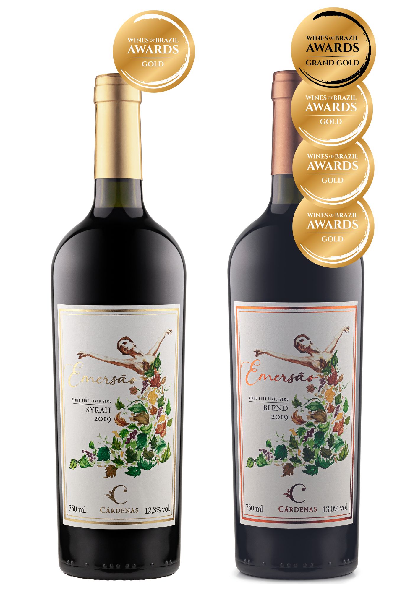 KIT 13 - EMERSÃO SYRAH 2019 + EMERSÃO BLEND 2019