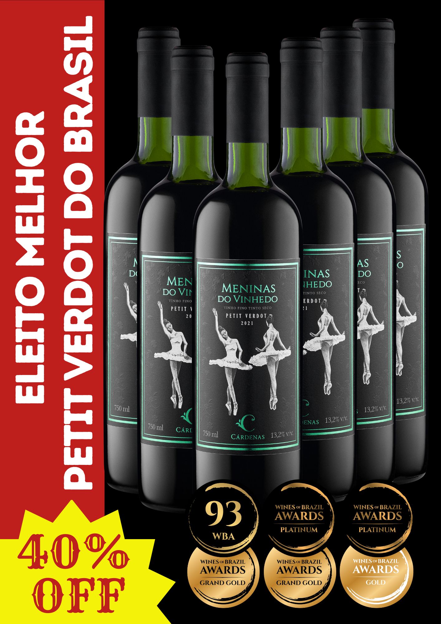 SEIS (6) MV PETIT VERDOT 2021