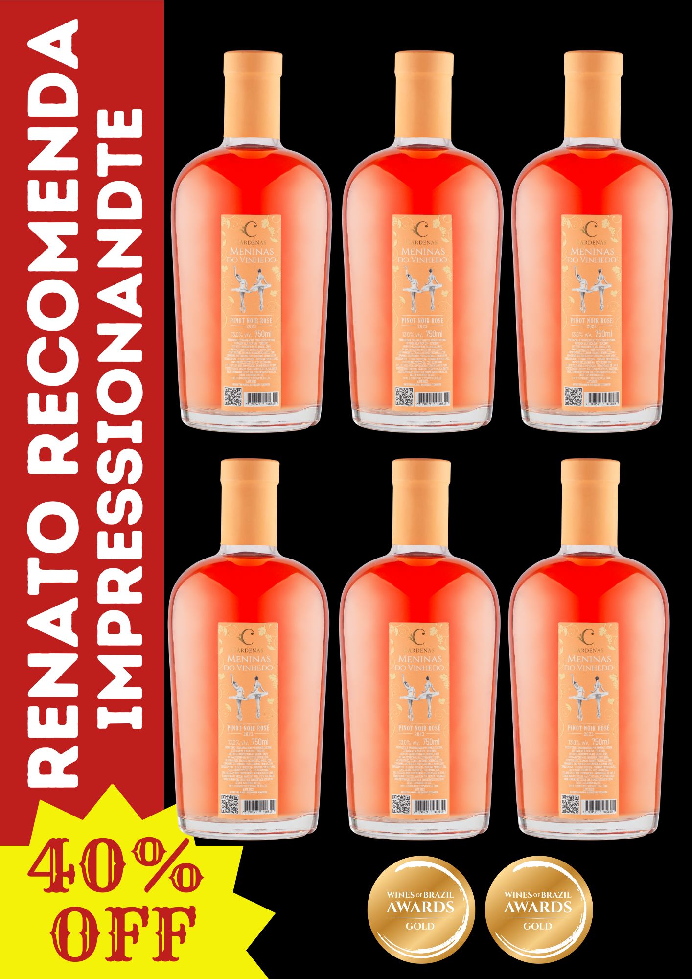 SEIS (6) MV PINOT NOIR ROSÊ 2023