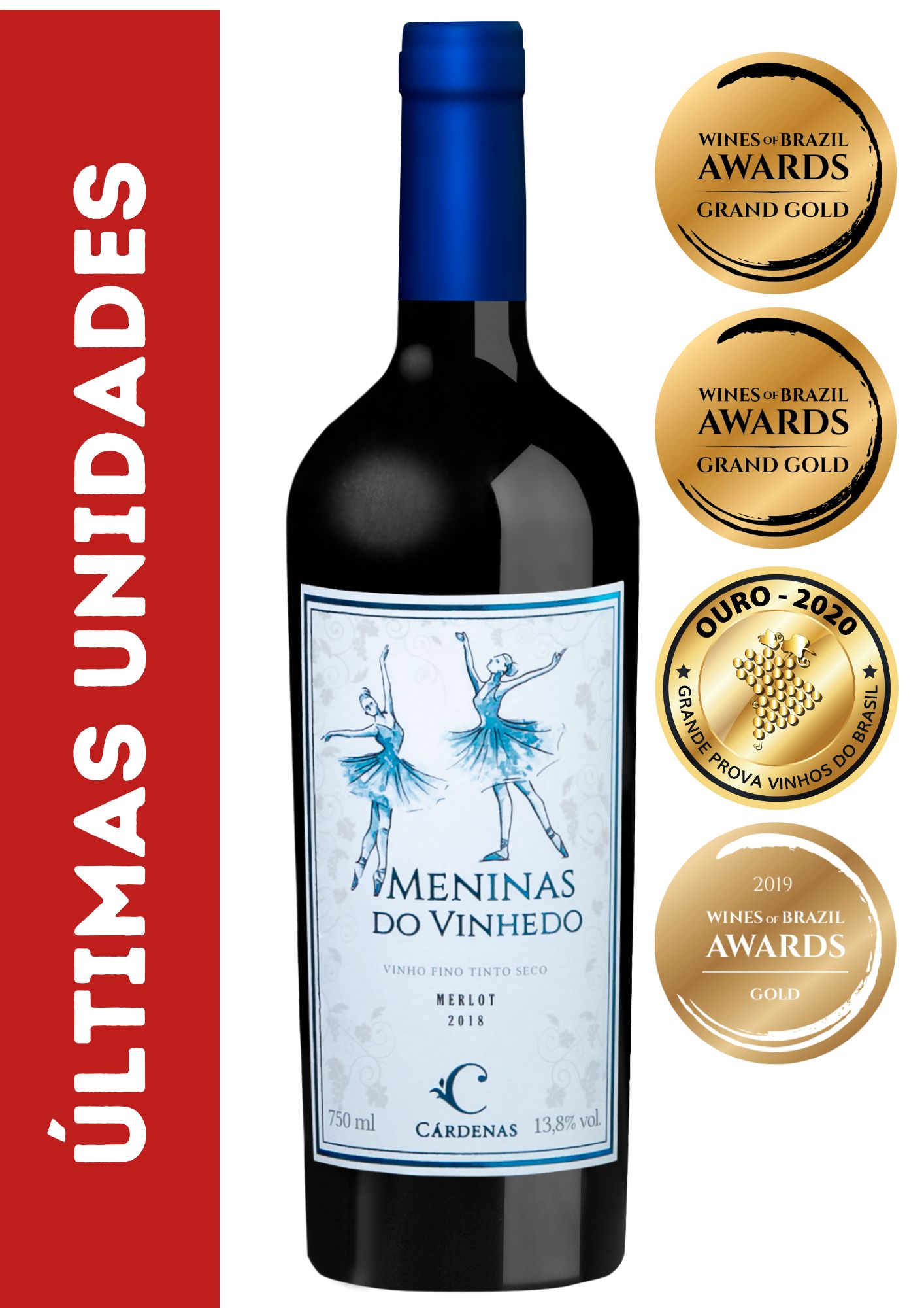 Meninas do Vinhedo Merlot 2018
