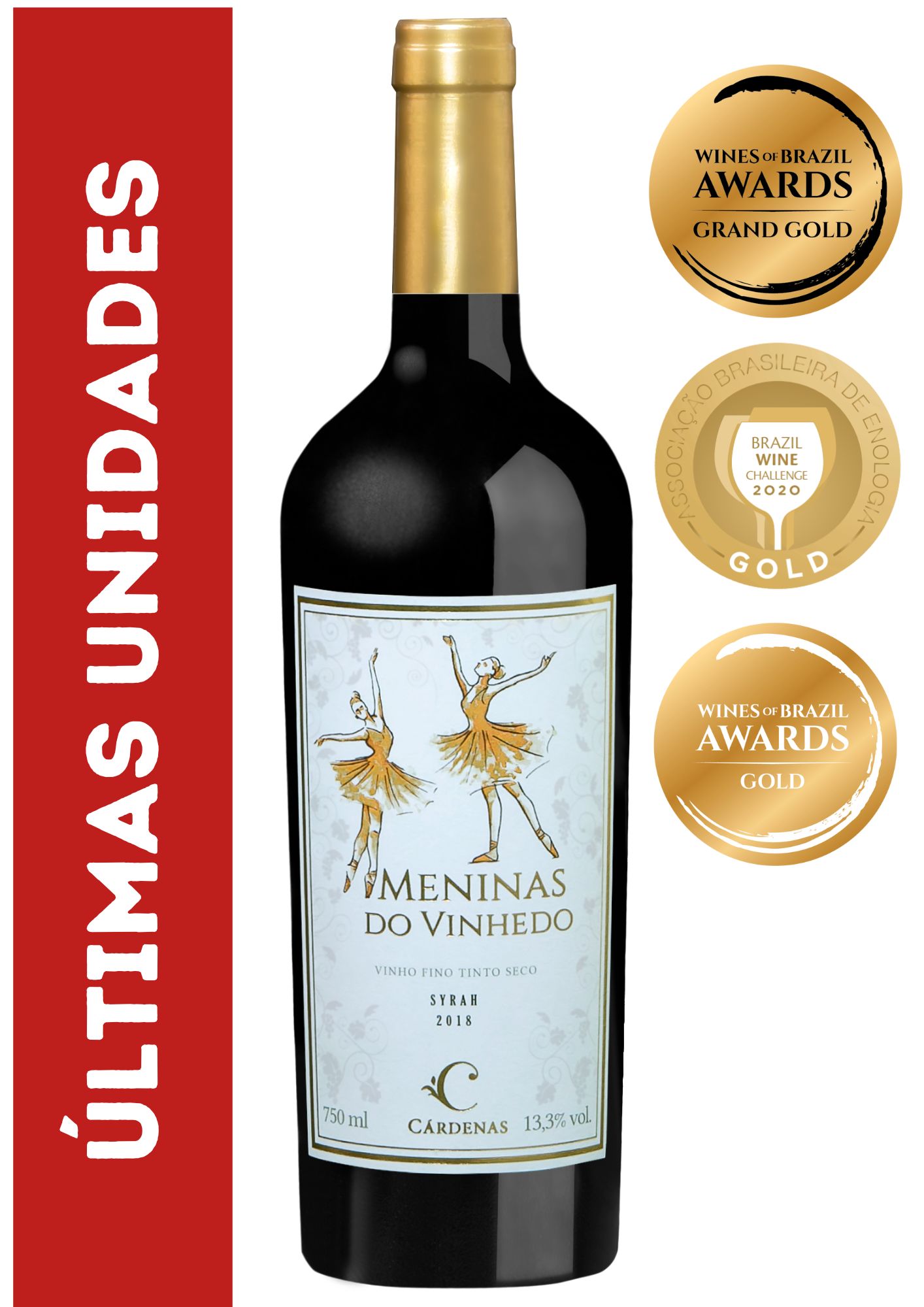 Meninas do Vinhedo Syrah 2018