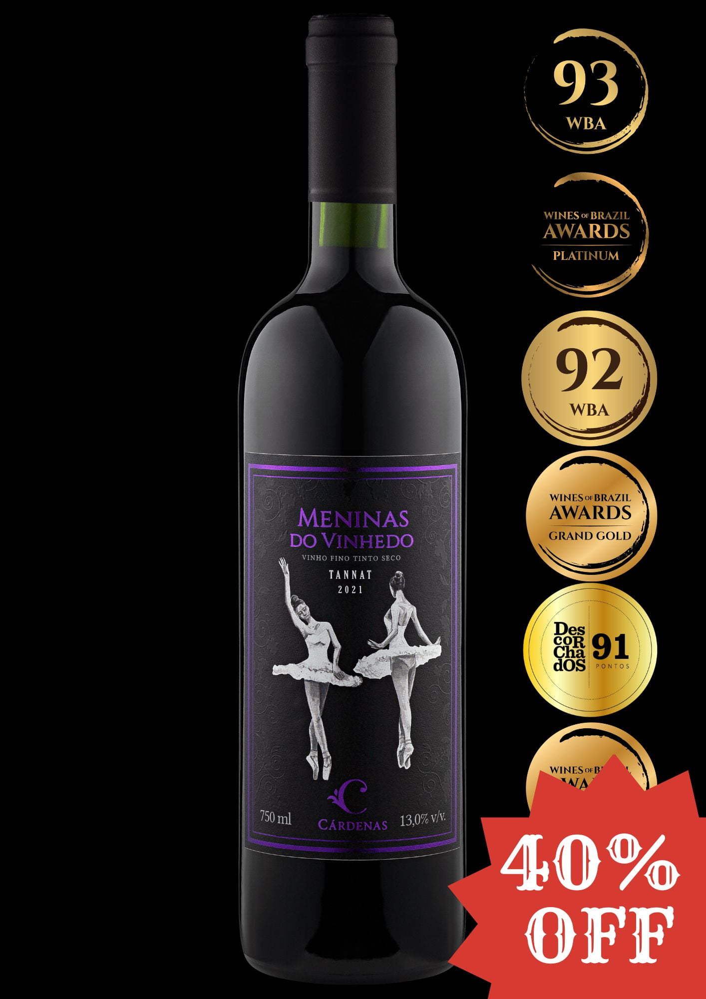 Meninas do Vinhedo Tannat 2021