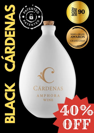 CARDENAS AMPHORA WINE MERLOT 2016