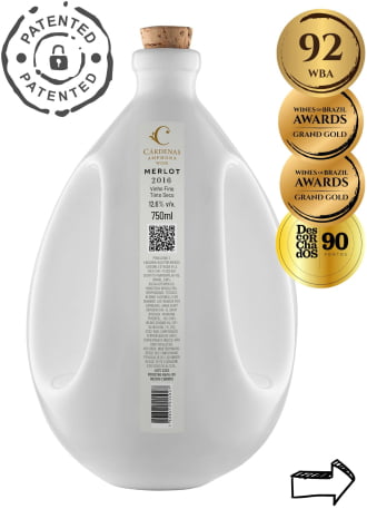 CARDENAS AMPHORA WINE MERLOT 2016