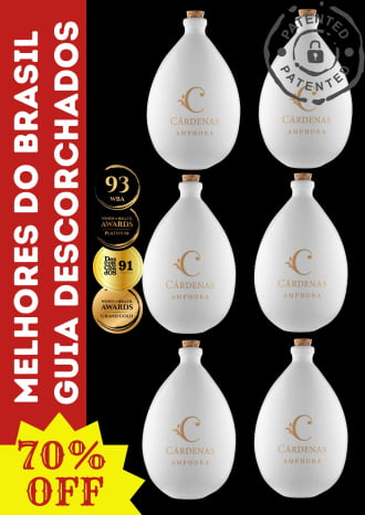CARDENAS AMPHORA WINE REBO - 06 UNIDADES BRANCAS
