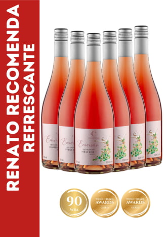 SEIS (6) EMERSÃO SYRAH ROSÊ