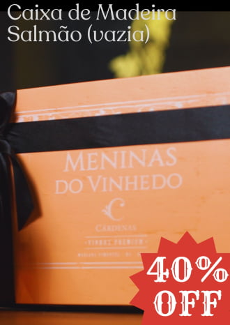 Caixa de Madeira Meninas do Vinhedo Salmao 