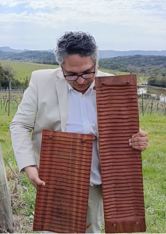 KIT 01 - TABUAS BOURMET LINHAS DO VINHEDO (2 TÁBUAS)